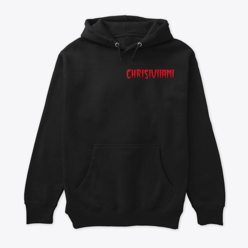 ChrisIVIiami Black/Red Staple Tee/Hoodie