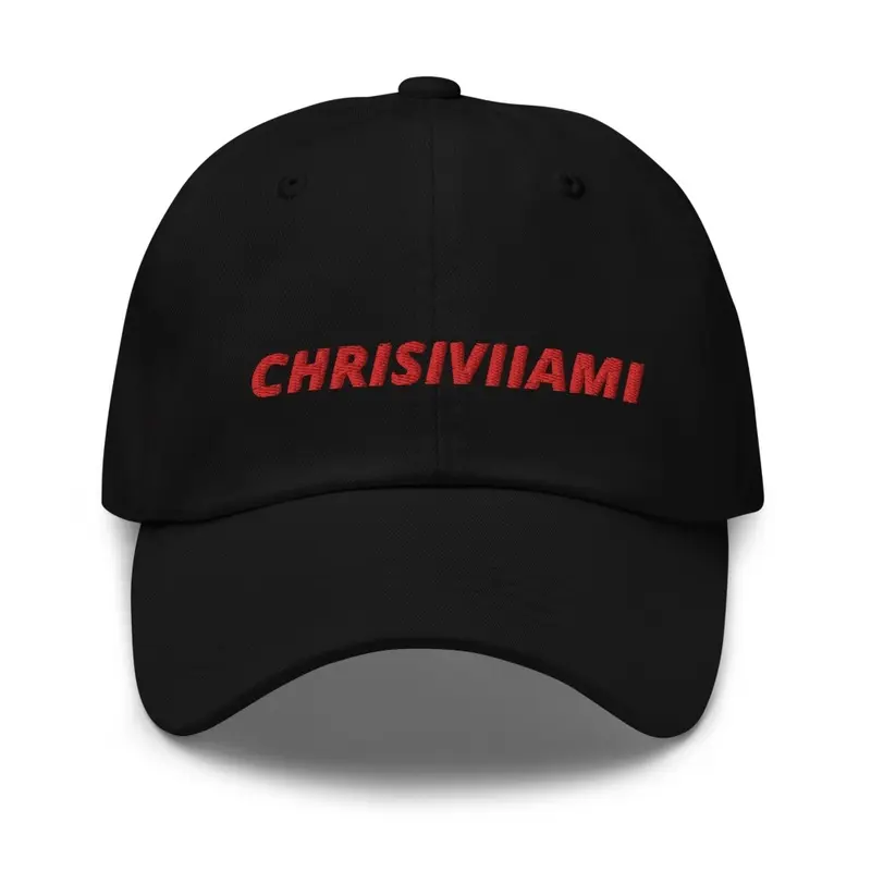 CHRISIVIIAMI ADJUSTABLE RED STITCH