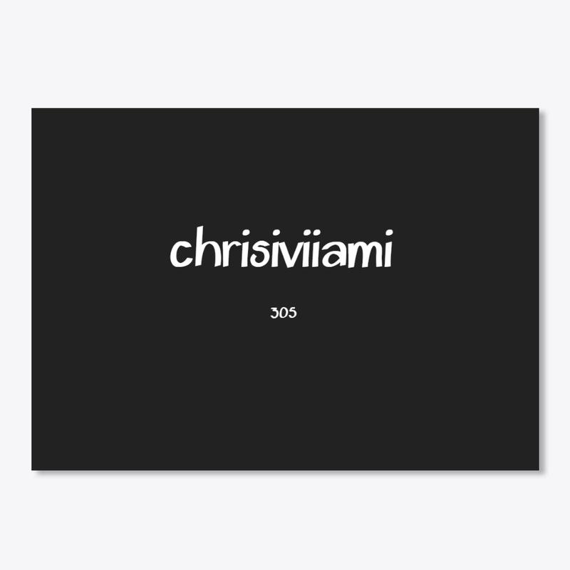 ChrisIVIiami Face Mask/STICKERS